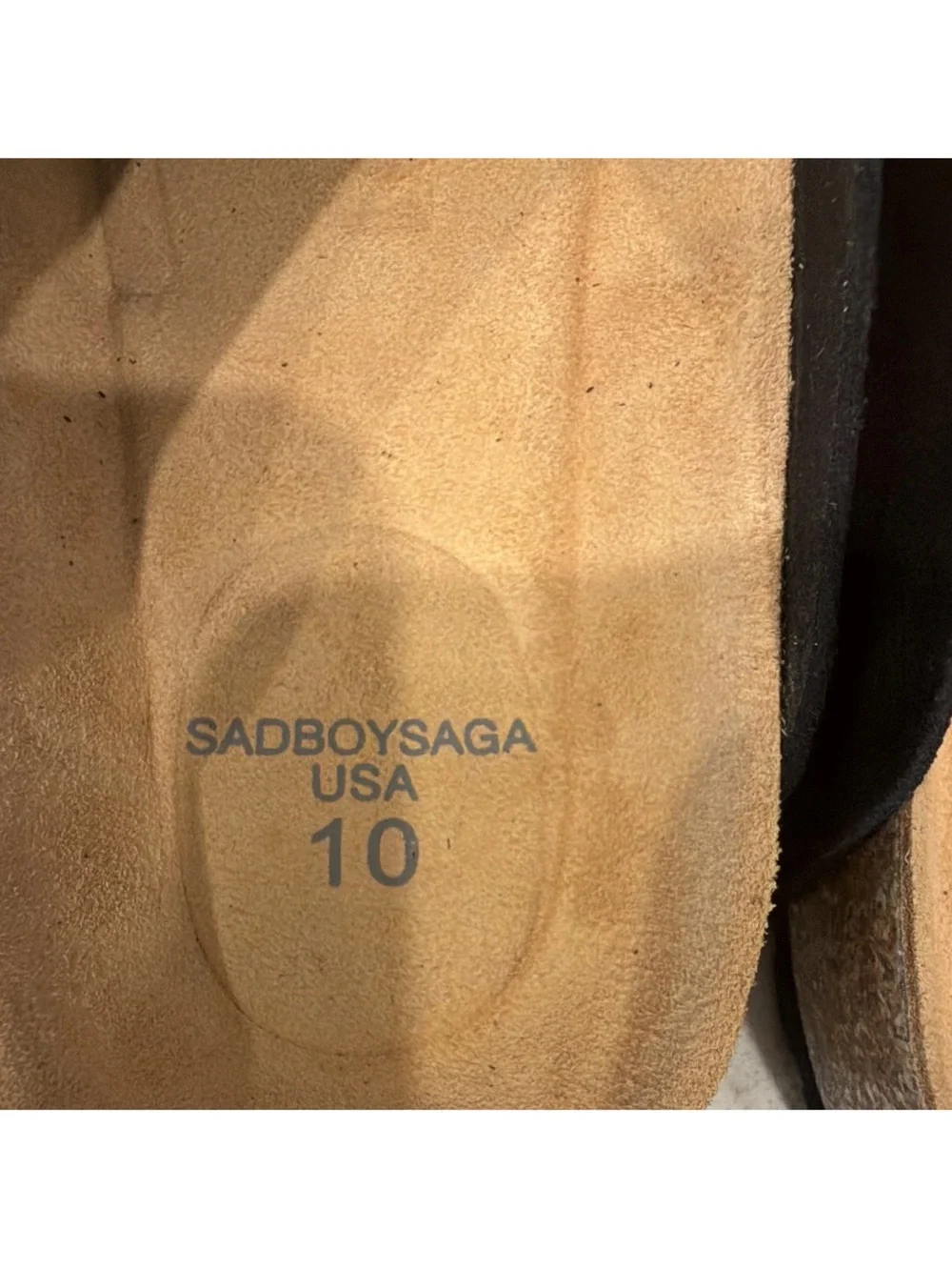 Sad Boy Saga Hidden Gems Footbed Unisex Clogs Size 10 Mens 12 Women's Black